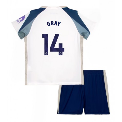 Tottenham Hotspur Archie Gray #14 Hemmadräkt Barn 2025-26 Kortärmad (+ Korta byxor)